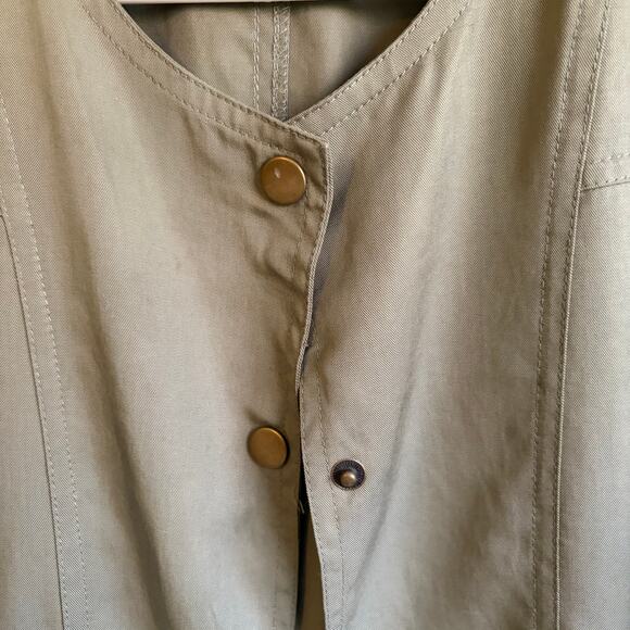 Market & spruce women’s 3/4 sleeve jacket. Olive green. Lightweight. Size XS - Picture 3 of 6